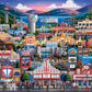 Boardwalk Branson 1000 Piece Jigsaw Puzzle Colorful Music Missouri Puzzles with Premium Box, Gift for Adults and Family 19"x26"