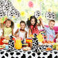 Lecferrarc 2 Pcs Cow Print Tablecloth Cow Plastic Table Cover 87 x 51 Inches Farm Animal Party Tablecovers for Birthday Party Supplies