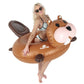 FLOAT-EH Beaver Pool Float for Adults - Beach Floats are Thick, Durable, and Vinyl Designed - Lake Floaties Inspired by The North