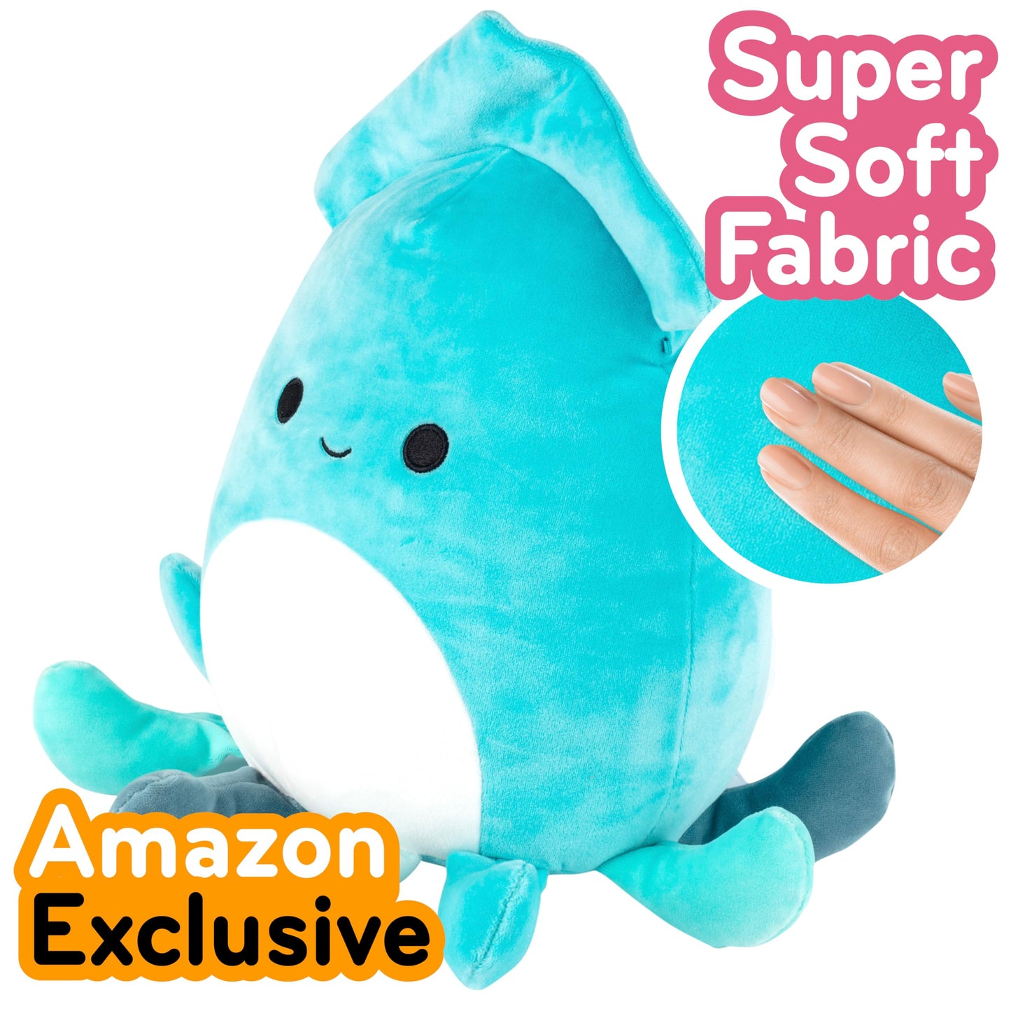 Squishmallows 10" Sky The Graduation Squid Plush - Official Jazwares Stuffed Animal - Soft Cute Squid Plushie Collectible Toy Gift for Graduates