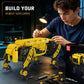 Mould King Robot Dog Building Set, Remote Controlled Robot Dog Toy for Kids, Mechanical Robot to Build, DIY Building Set as STEM Project/Collectibles
