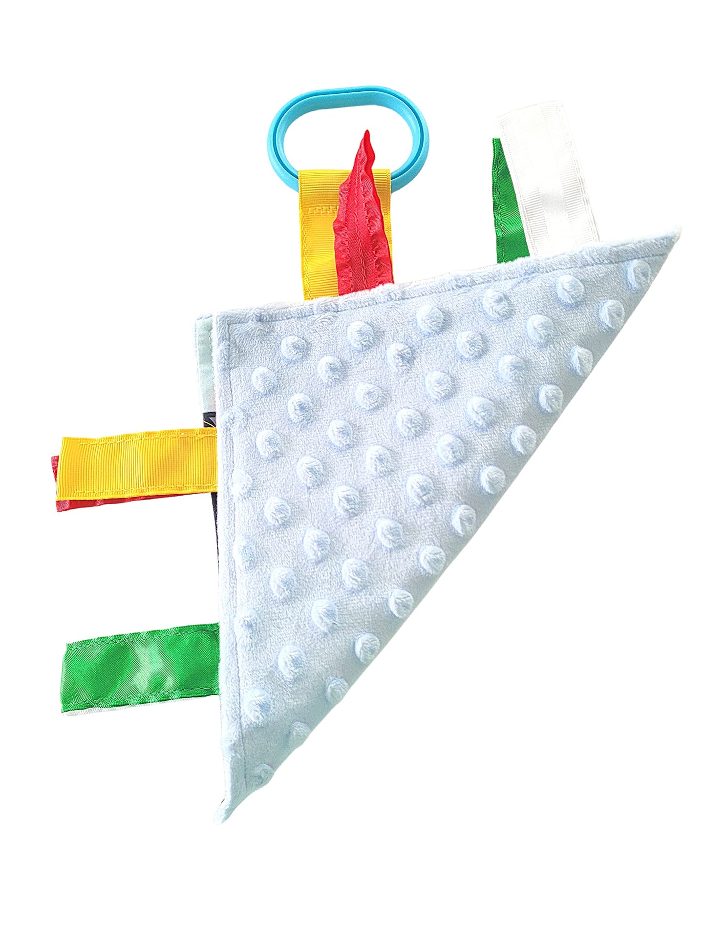 Baby Jack & Co 8x8” Learning Lovey Atlanta Georgia Tag Toys for Babies - Baby Crinkle Toys - Soft & Safe - Learn USA Cities and Shapes - Ideal Baby