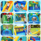 Whubefy Bounce House for Kid 3-6 8-12, 13Ft Bouncy Castle with Blower,12-in-1 Blow Up Jump House with Ball Pit, Target Game, Basketball Hoop