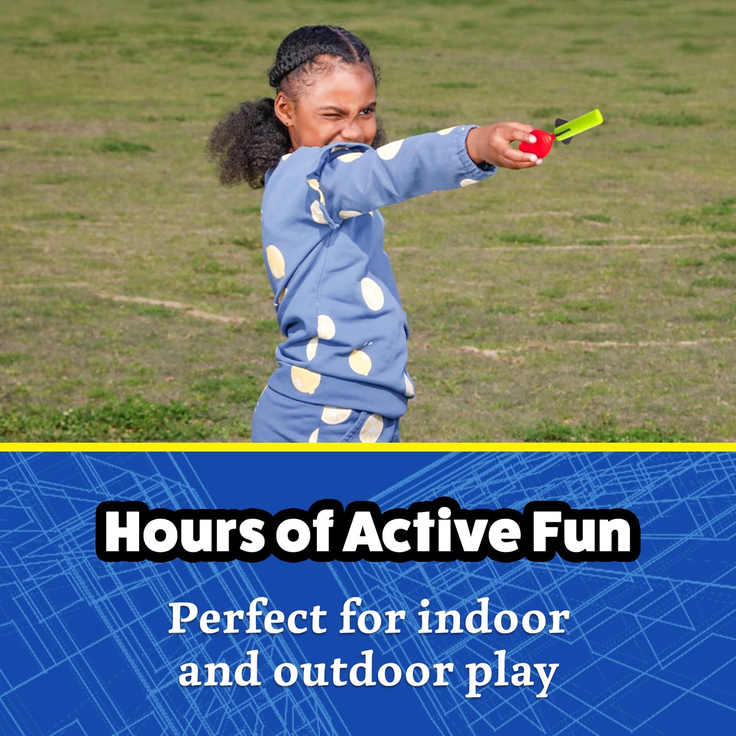 Stomp Rocket Dueling Squeeze Rockets, 2 Player Pack