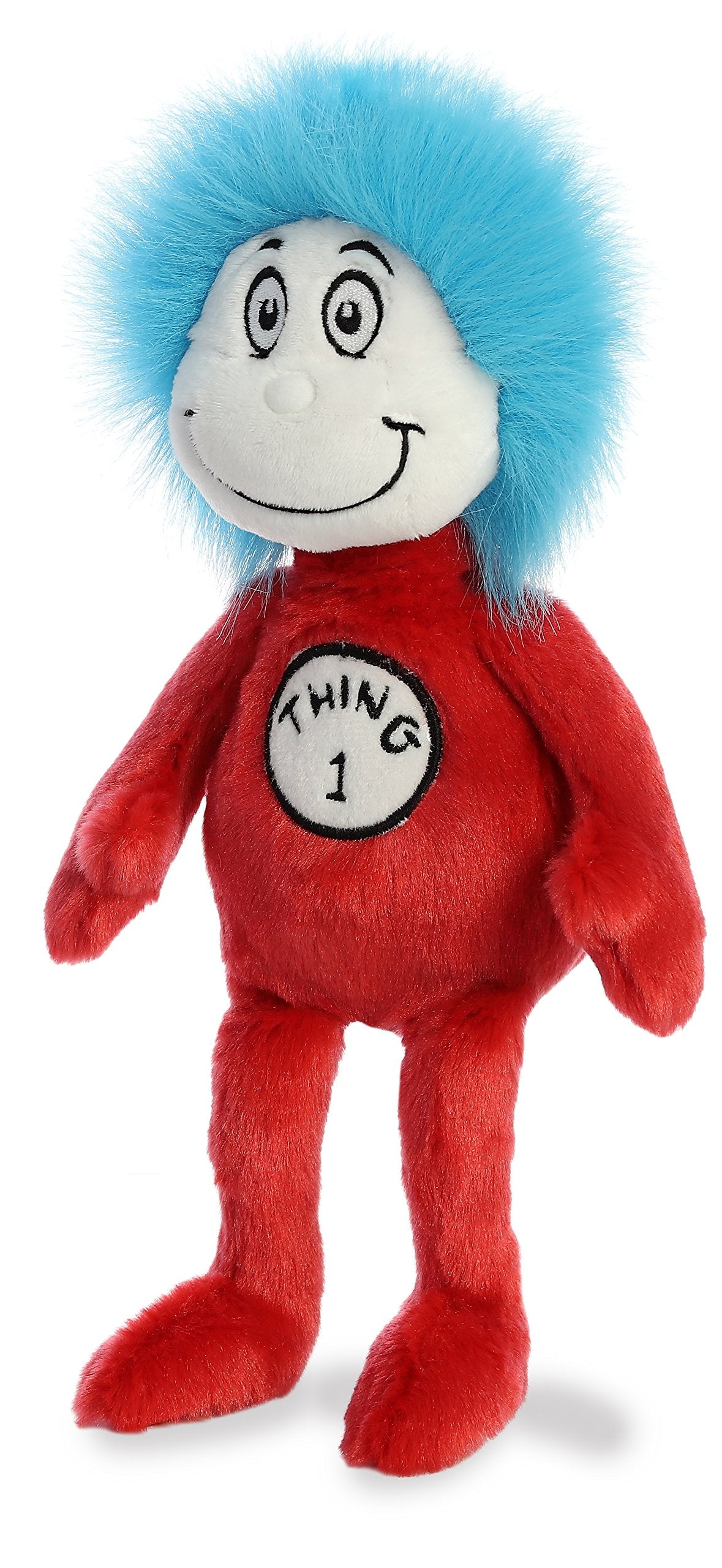 Aurora® Whimsical Dr. Seuss™ Thing One Stuffed Animal - Officially Licensed Plush for Imaginative Play - Perfect for Kids and Adults - Red 12 Inches