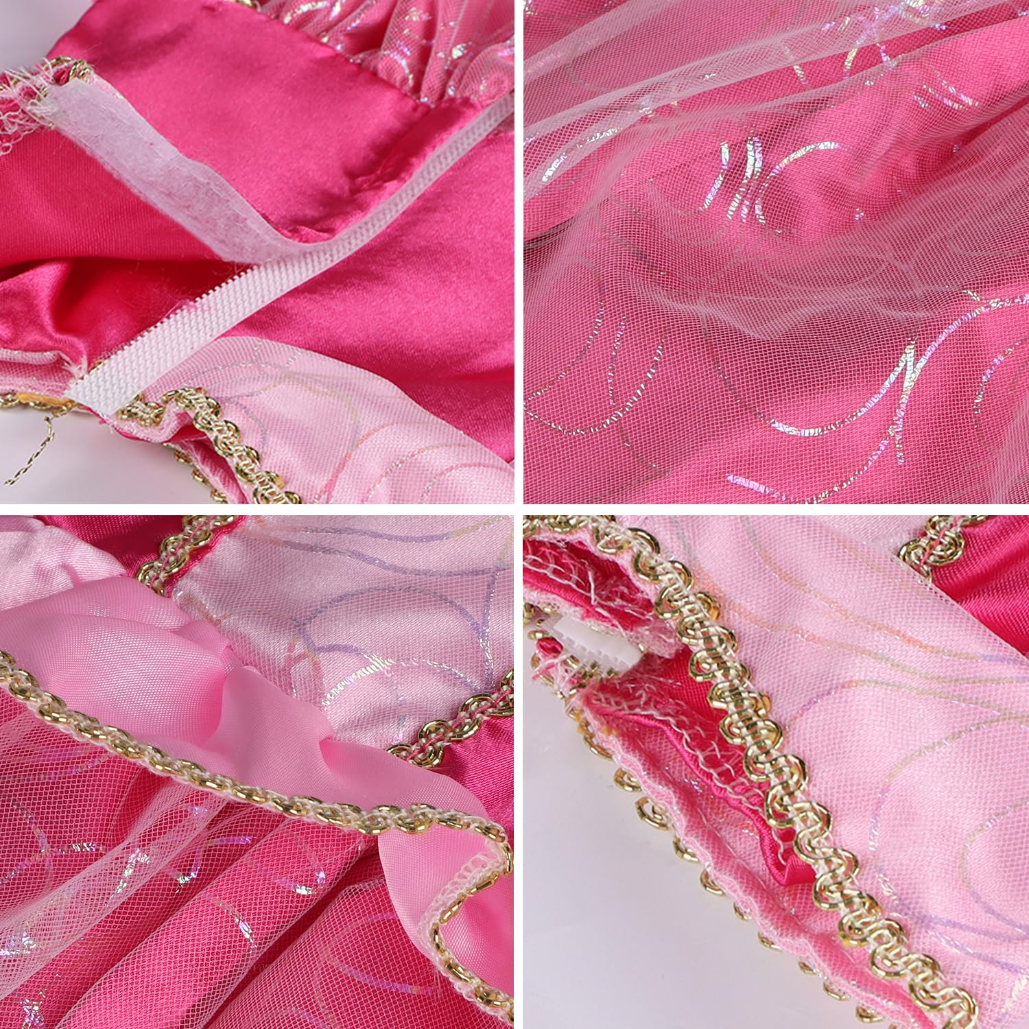 18 inch Doll Clothes Accessories - 6Pcs Different Princess Costume Dress Fits All 18-inch Dolls Across Brands