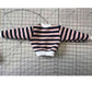 AQQeenmiu Fashion Doll Clothes Set Striped Top Fits 11.5-12 inch Dolls?Striped Sweater with White Pants and Sneakers, 3-Piece Fashion Clothes