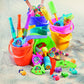 Fun Express Sand Buckets for Kids 12 Pack, 7 Inch