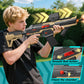 SOFITEN Electric Toy Gun Foam Dart Automatic Blaster Sniper Rifle with Tactical Vest, Adjustable Scope, Two Shooting Modes, Birthday Christmas