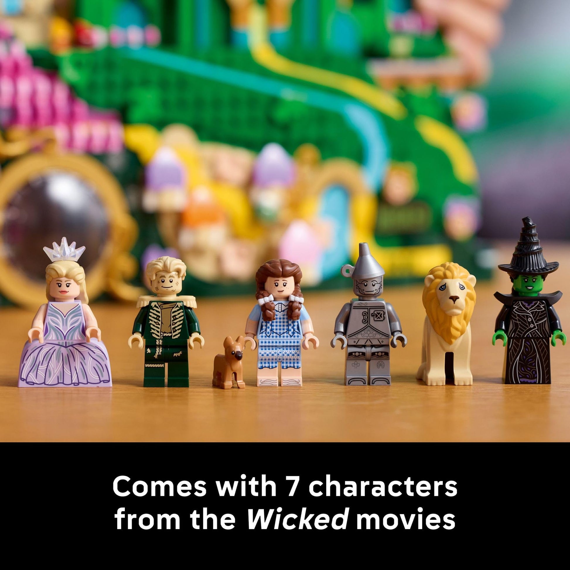 LEGO Wicked Emerald City Wall Art Building Set for Adults - Wall Decor for Living Room, Bedroom, or Dorm - Collectible Wicked Merch for Movie Fans -
