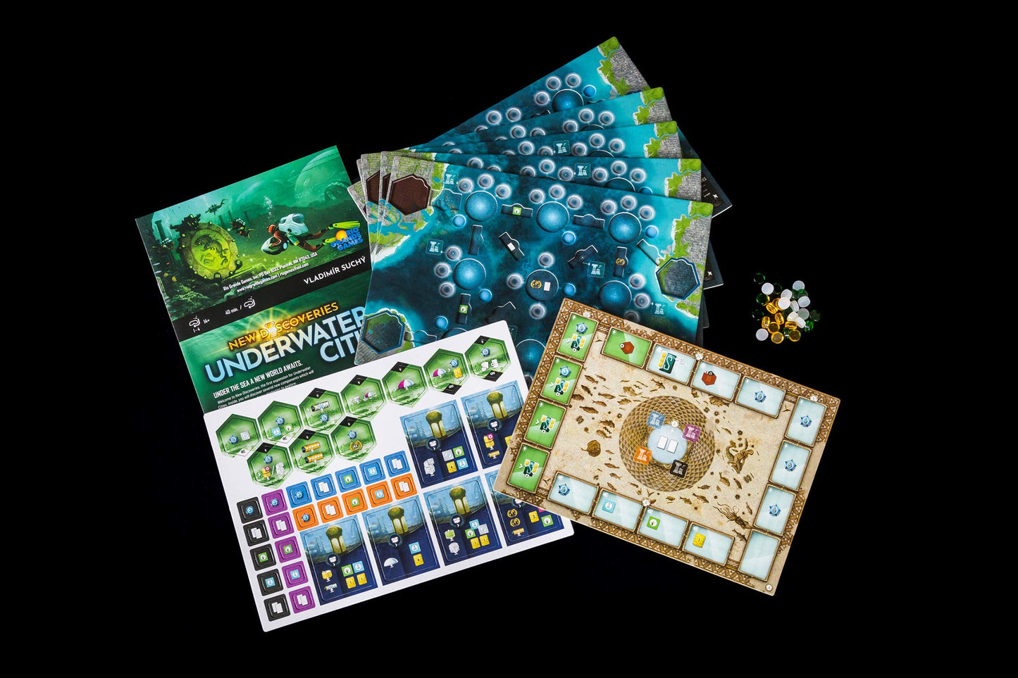 Rio Grande Games Underwater Cities New Discoveries Board Game Expansion Strategy