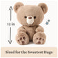GUND Forever Friends Kai 12-Inch Teddy Bear Plush Toy, Ages 0+