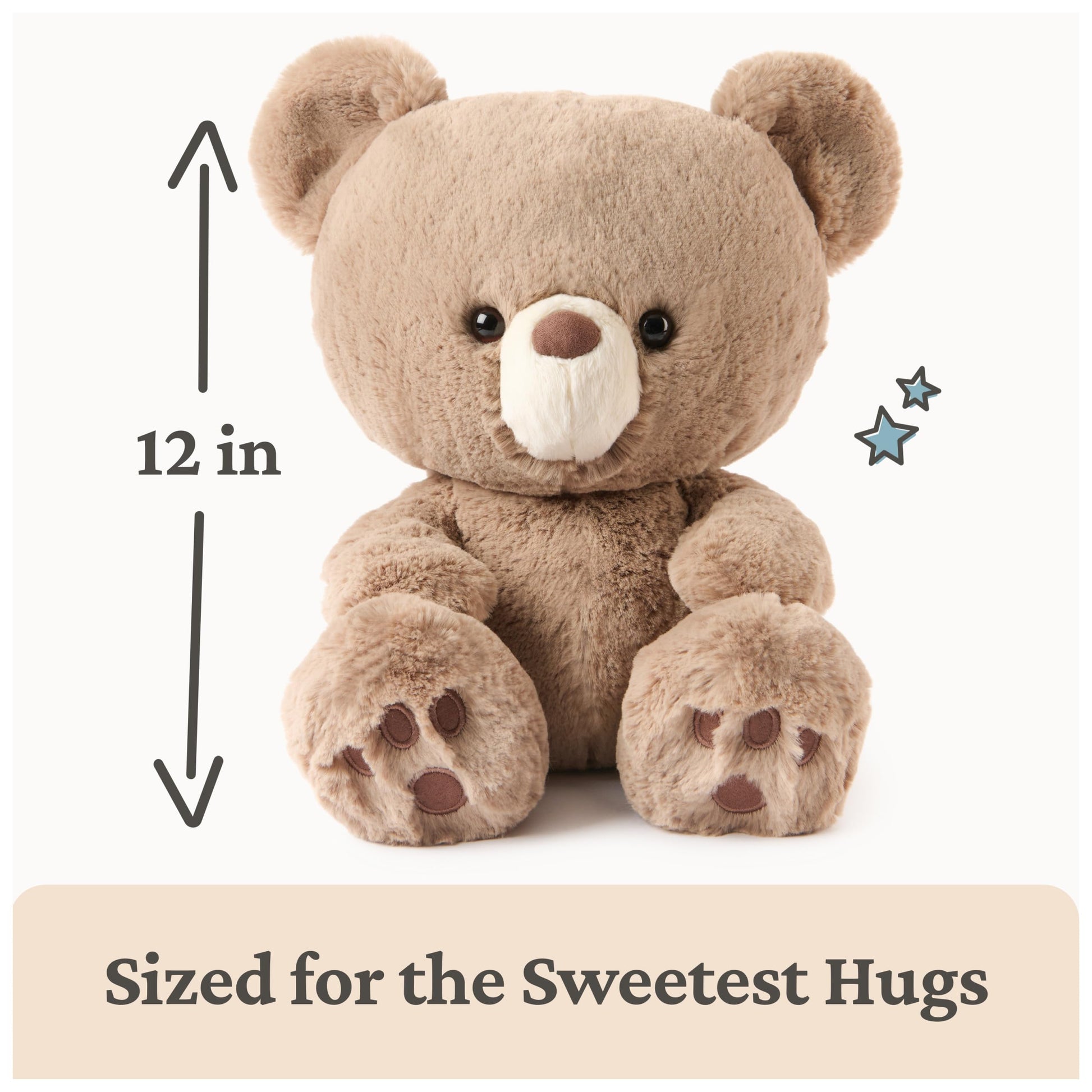 GUND Forever Friends Kai 12-Inch Teddy Bear Plush Toy, Ages 0+