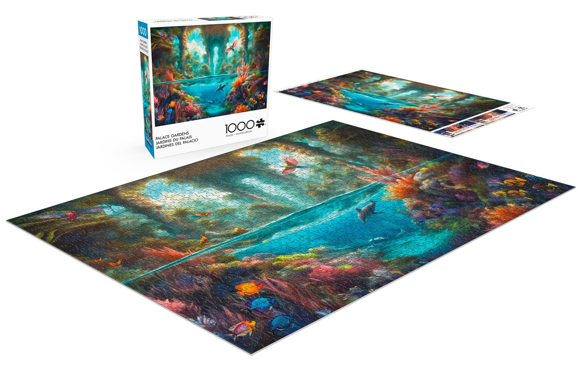 Buffalo Games - Palace Gardens - 1000 Piece Jigsaw Puzzle for Adults