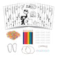 Shrinky Dinks Junior Disney Tim Burton’s The Nightmare Before Christmas Activity Kit, 50-Pieces, Kids Toys for Ages 5 Up by Just Play