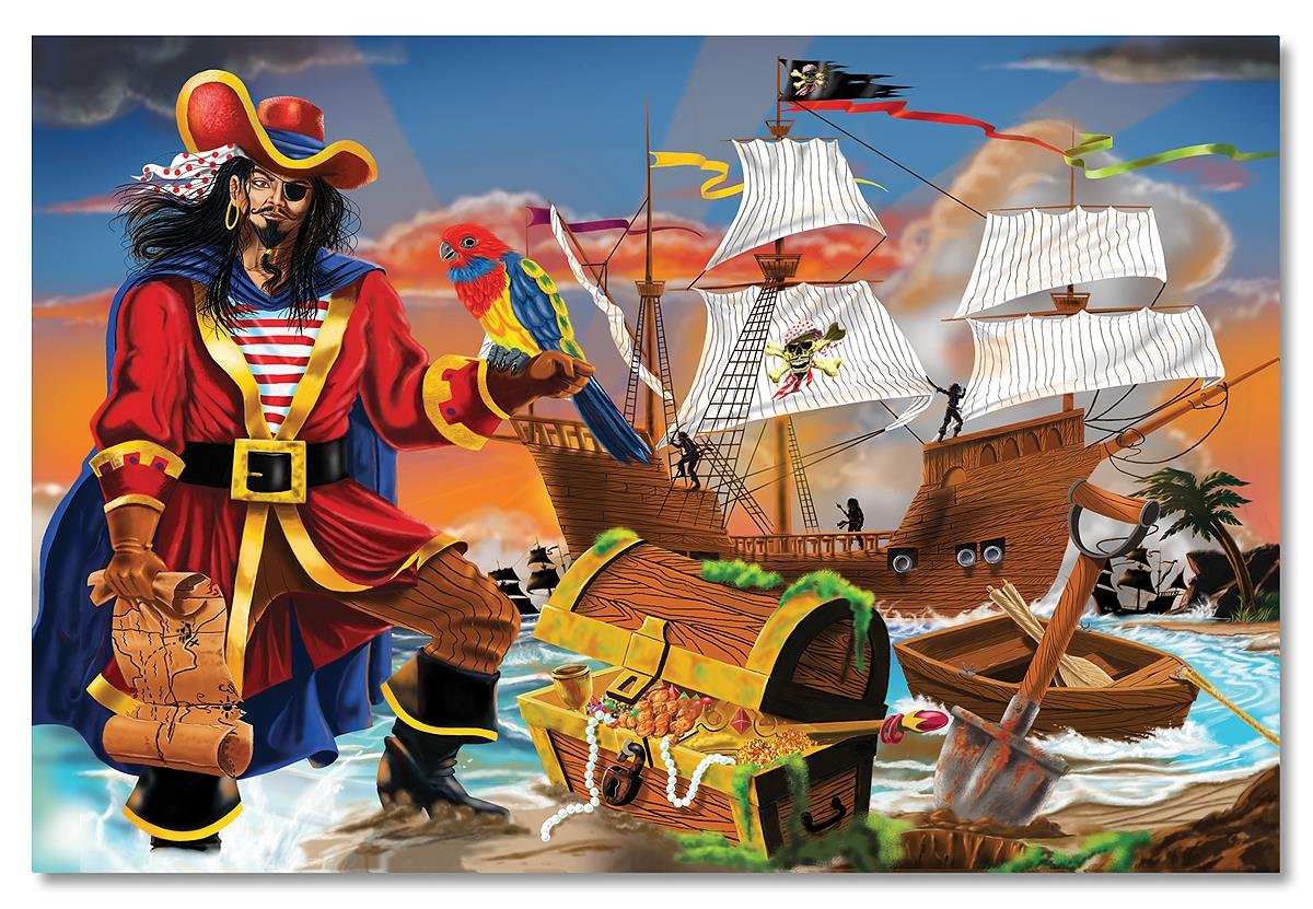Melissa & Doug Pirate's Bounty Floor - 100 Piece