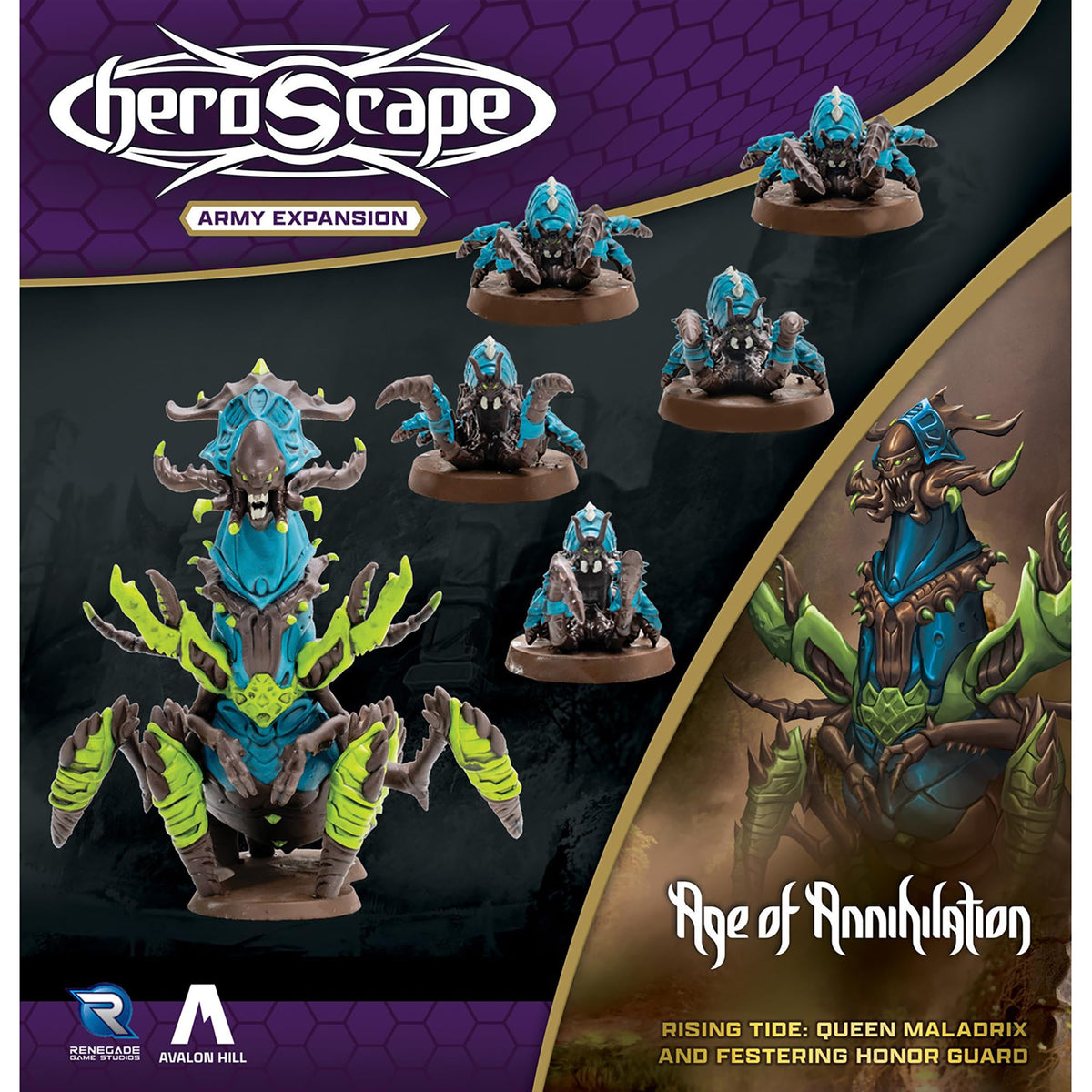 Renegade Game Studios Heroscape Rising Tide: Queen Maladrix Army Set