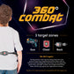 Squad Hero Rechargeable Laser Tag 360° Sensors + LCDs - Set of 6 - Birthday Gift Ideas for Kids Teens & Adults Boys & Girls Family Fun - Cool Teenage