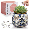 3D Puzzle Planter - No Glue Required UV Printing Unique 3D Puzzle Vase