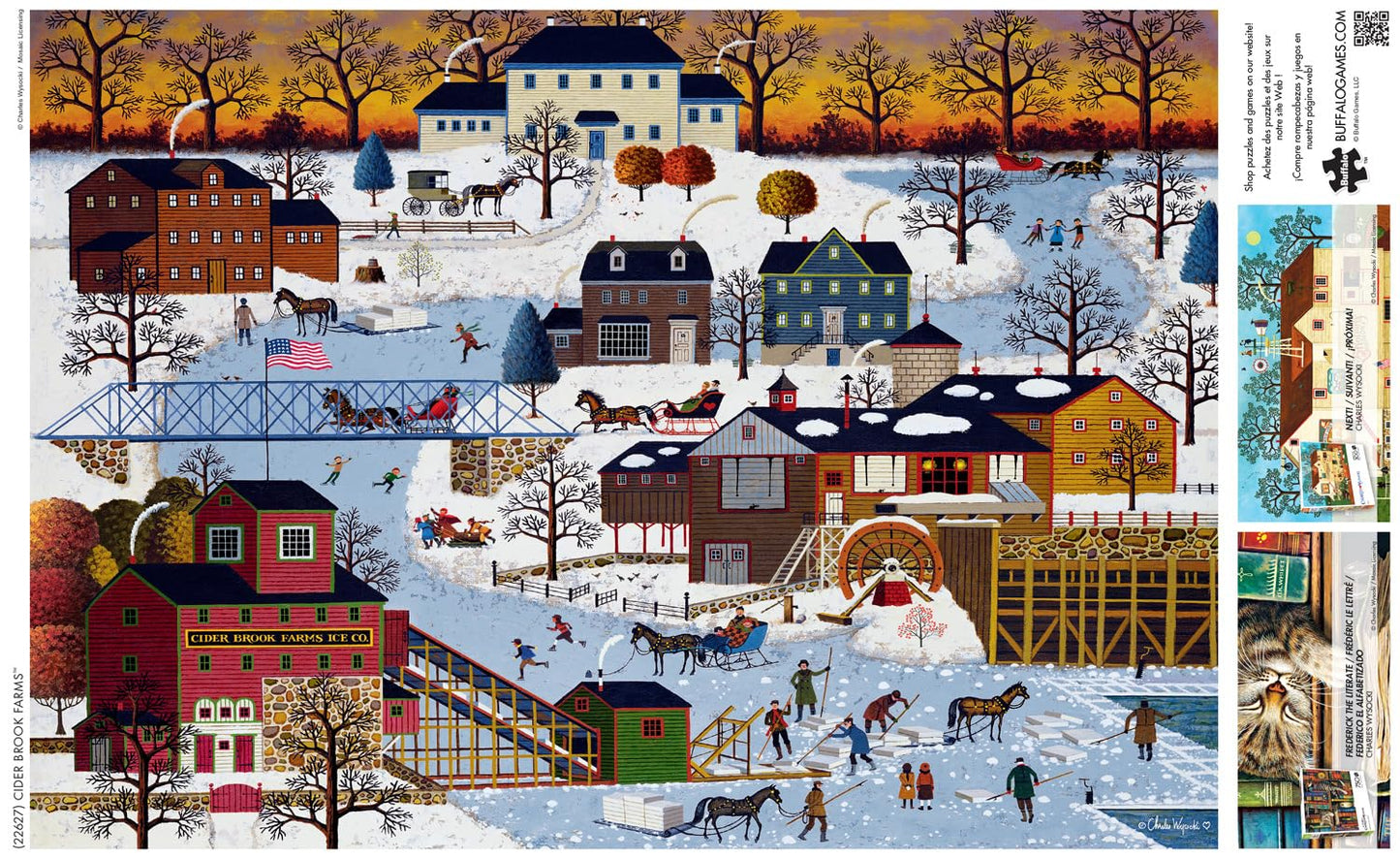 Buffalo Games - Charles Wysocki - Cider Brook Farm - 300 Large Piece Puzzle