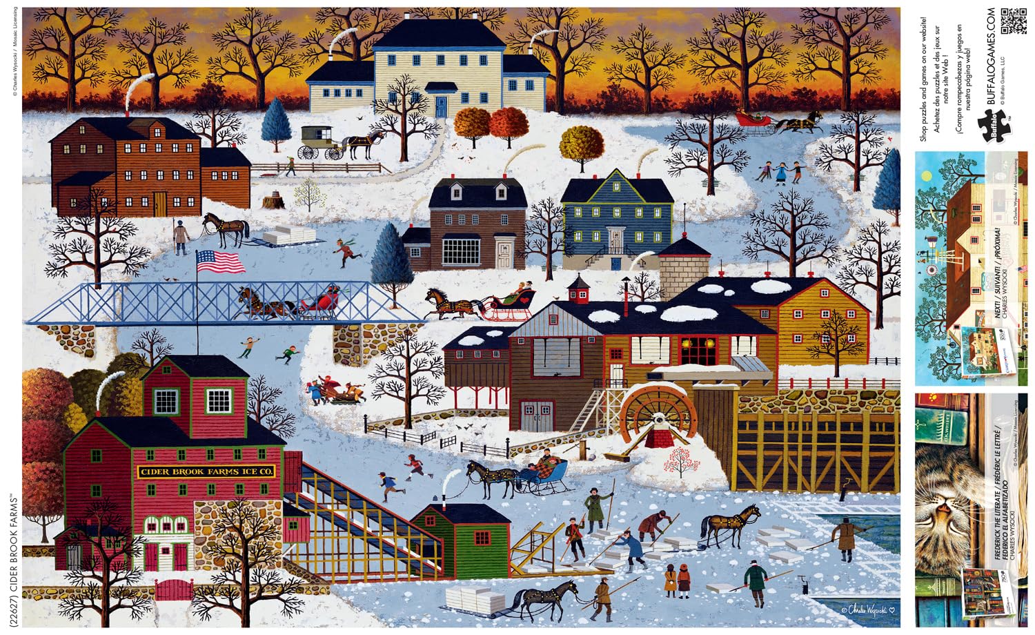 Buffalo Games - Charles Wysocki - Cider Brook Farm - 300 Large Piece Puzzle