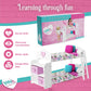 PZAS Toys Doll Bunk Bed - Bunk Bed for 18 Inch Dolls 23 Piece Set Complete with Linens, Pajamas, and Shelves, Fits American Girl Doll