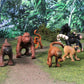 Safari Ltd. Apes & Monkeys TOOB - 12 Figurines: Baboon, Orangutan, Tamarin, Lemur, Gorilla, Mandrill, Chimp, Squirrel, Spider, & Woolly Monkeys