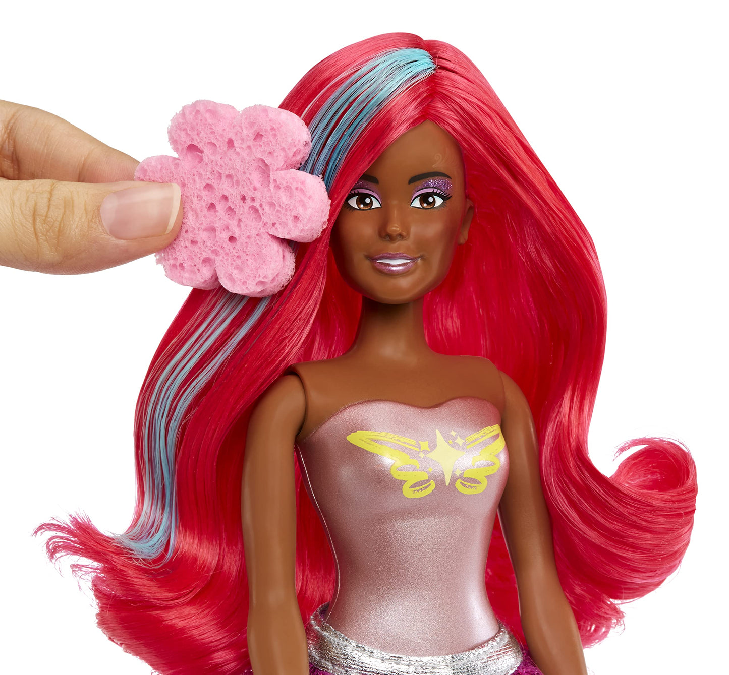 MGA Entertainment Dream Ella Color Change Surprise Fairies, Yasmin Pink Fashion Doll with 7+ Surprises Including Outfit, Castle Play Pretend Gift for