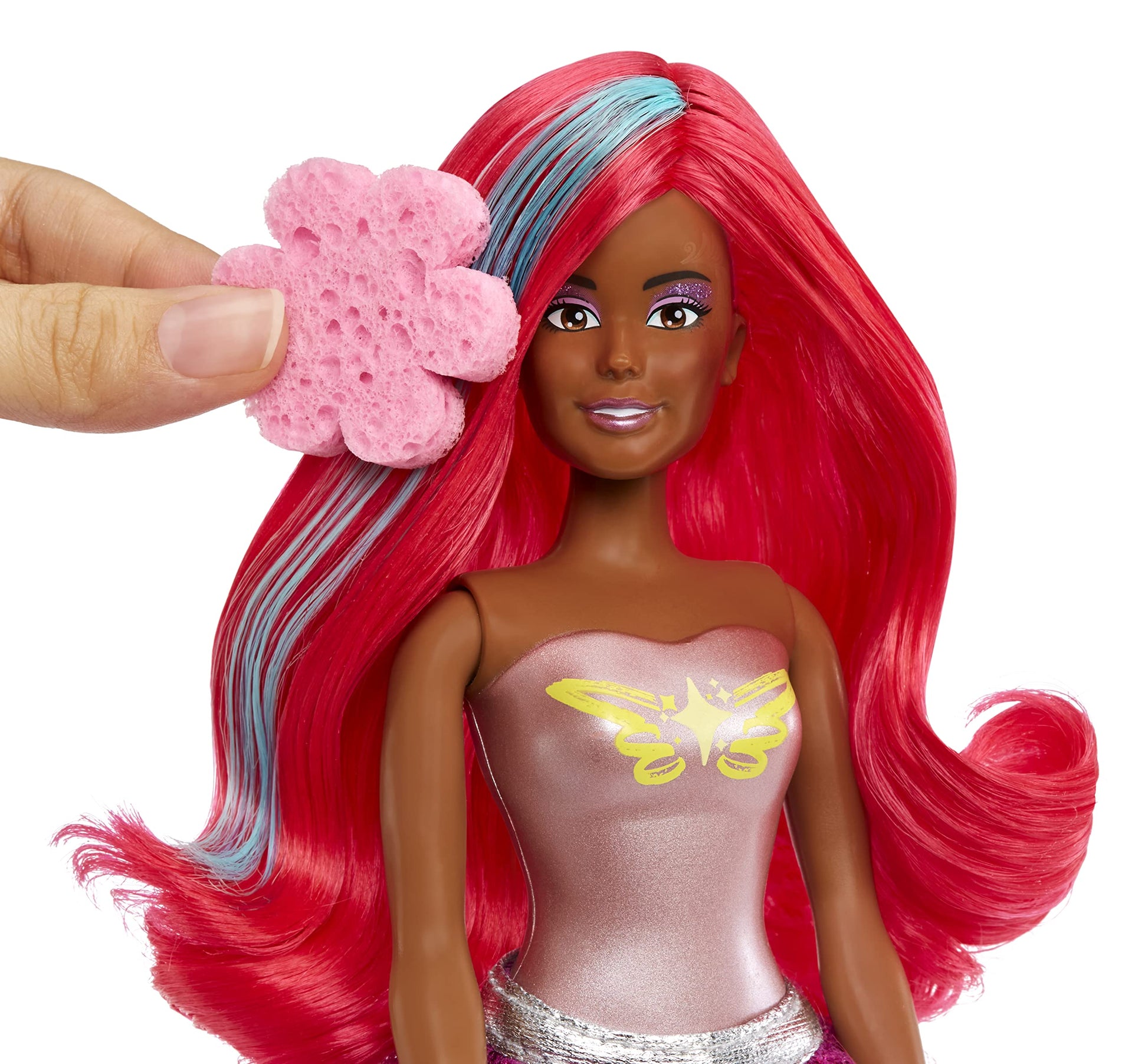 MGA Entertainment Dream Ella Color Change Surprise Fairies, Yasmin Pink Fashion Doll with 7+ Surprises Including Outfit, Castle Play Pretend Gift for