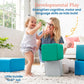 ECR4Kids SoftZone Toddler Foam Building Blocks, Beginner Playset, Contemporary, 7-Piece