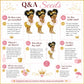 ArtPaperWonders Gold Princess Centerpieces 3 Piece Set - 10 Inch Double-Sided on Sticks - African American Royal Baby Shower Birthday Table