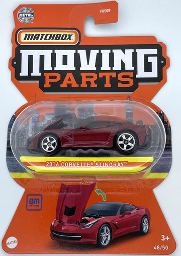Matchbox 2021 - Moving Parts - 2016 Corvette Stingray [red]