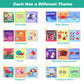 Baby Bath Books, Nontoxic Fabric Soft Baby Cloth Books, Early Education Toys, Waterproof Baby Books for Toddler, Infants Perfect Shower Toy, Kids Bath