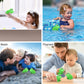 DolliBu Frog Bath Buddy Squirter - Floating Green Frog Rubber Bath Toy, Fun Water Squirting Bathtime Play for Toddlers, Cute & Soft Animal Toy