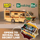 Brickcraft Officially Licensed Breaking Bad RV Building Kit (477 Pieces) Walter White’s Rolling Camper Van Set with Secret Lab Interior, TV Show