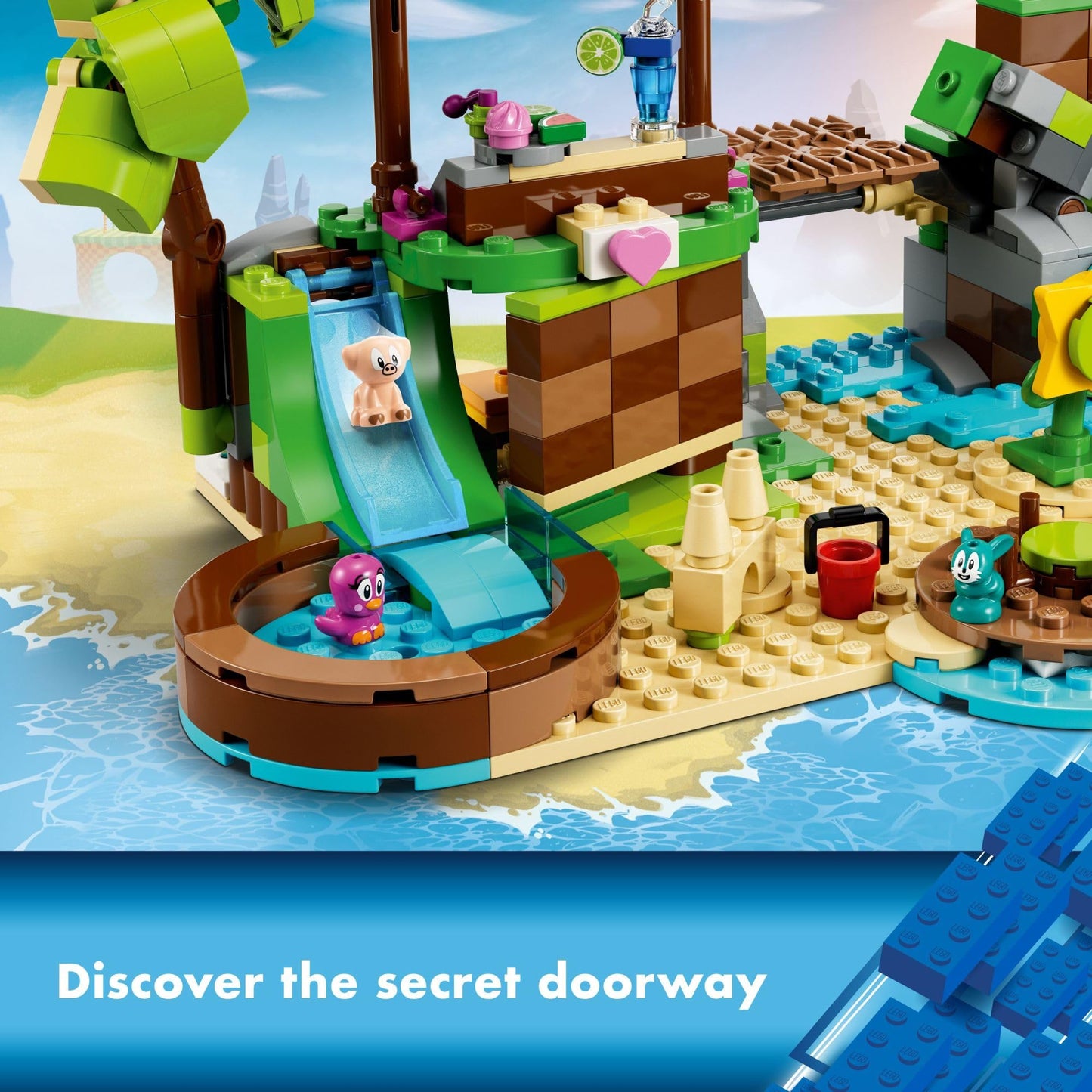 LEGO Sonic The Hedgehog Amy’s Animal Rescue Island 76992 Building Toy Set, Sonic Adventure Toy with 6 Characters and Accessories for Creative Role