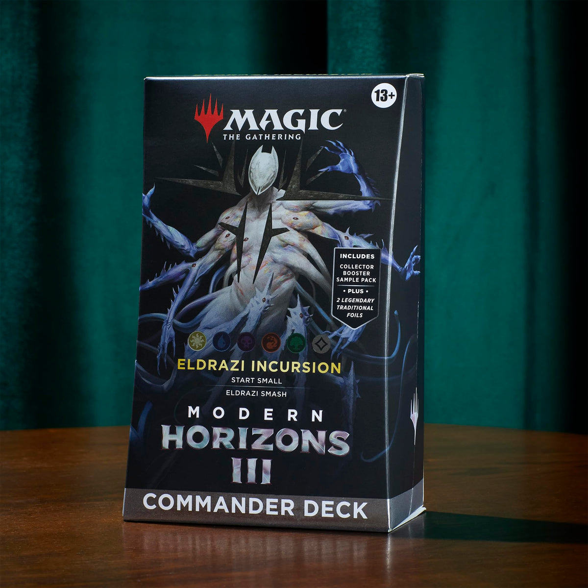 Magic: The Gathering Modern Horizons 3 Commander Deck - Eldrazi Incursion (100-Card Deck, 2-Card Collector Booster Sample Pack + Accessories)