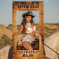 Large Western Wanted Poster Western Cowboy Party Decoration Wanted Photo Booth Frame Wild West Selfie Banner Backdrop for West Cowboy Birthday Party