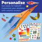 Creativity for Kids Paper Airplane Squadron - Create 20 Paper Airplanes | Fun Summer Crafts | Mini Craft Kit for Boys, Small Gift for Boys, Kids