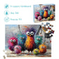 Puzzles for Adults 500 Pieces, Chicken Jigsaw Puzzles - Beach Chicken Coop, Impossible Beach Puzzles for Seniors Family, 20.47x14.96 inches, 1:1