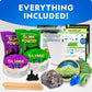 NATIONAL GEOGRAPHIC Mega Science Kit - Glow in The Dark Lab with Crystal Growing Kit, Slime Making, Glowing Putty, and More Science Experiments, Slime