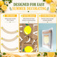 Uniwish Burlap Lemonade Banner Lemonade Stand Decorations Supplies