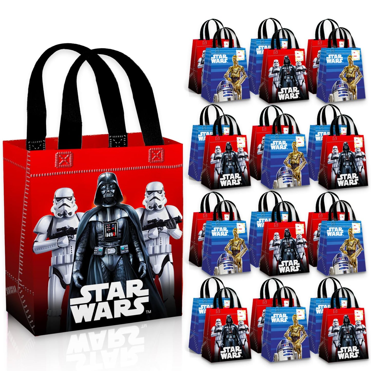 Star Wars Party Favor Bags for Kids Birthday 24 Pack Bundle