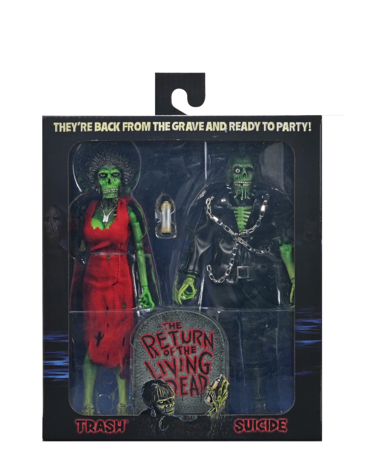 NECA - The Return of the Living Dead Zombie Trash & Suicide Clothed Action Figure Two-Pack