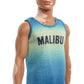 Barbie Fashionistas Ken Fashion Doll #192 with Brunette Cropped Hair & Vitiligo in Malibu Tank, Shorts & Sandals