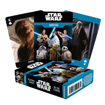 Aquarius Star Wars Playing Cards - Light Side Heroes Themed Deck of Cards for Your Favorite Card Games - Officially Licensed Star Wars Merchandise