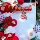 GIOGUK 11Pcs Italian Pizza Picnic Birthday Party Garland Banner