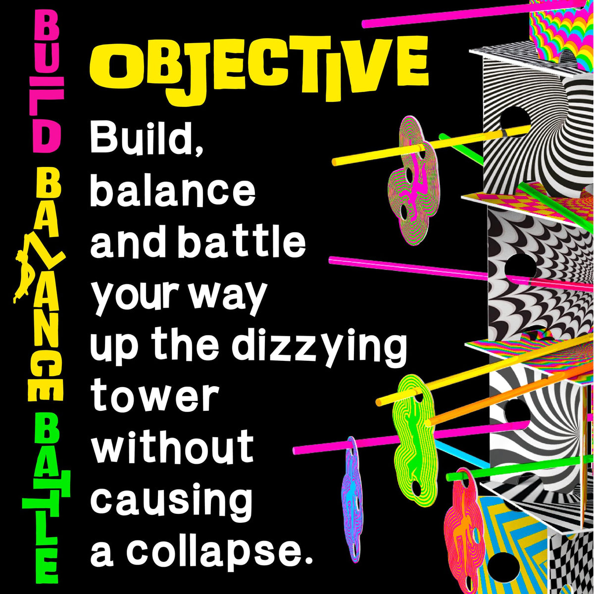 MindWare Vertigo Game - Thrilling Family Suspend and Strategy Challenge with Balancing Beams, Vertigoers, and Surprise Battle Rounds - Ages 6+, 2+