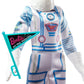 Barbie Space Discovery Astronaut Doll, Blonde, in Spacesuit with Helmet, Gloves, Flag & 3 Mini Packs of Astronaut Food (Non-Edible) for 3 to 7 Year
