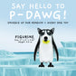 Randimals Penguin & Husky Dog Hybrid Realistic Animal Toys - Unique Mix of Safari Toys & Farm Animals Small Figurines - P-Dawg Mini Figures for Kids